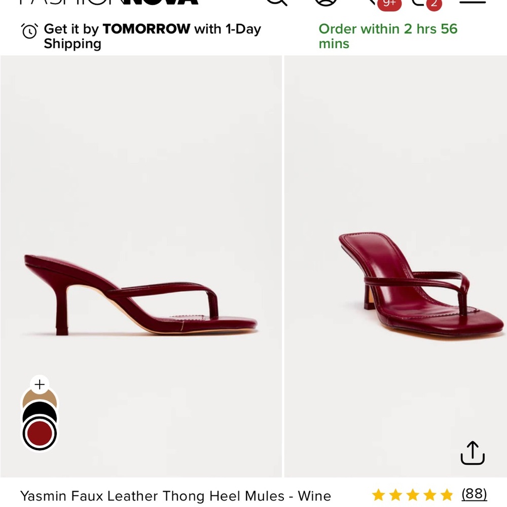 FASHION NOVA HEELS